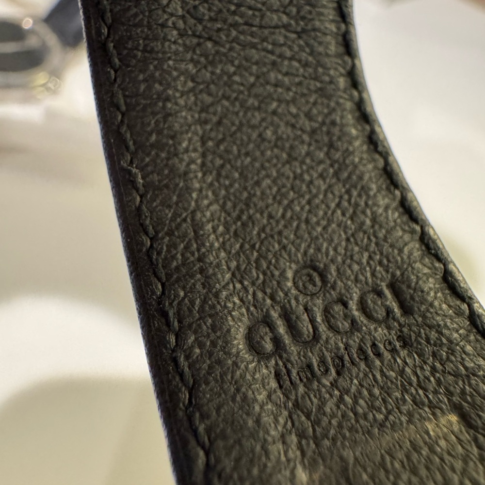 Woman Gucci Black Leather Strap - Picture 3 of 9